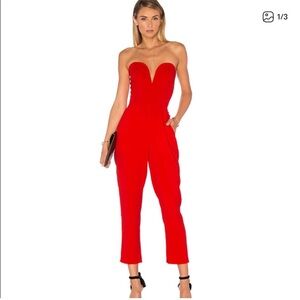 💄 Amanda Uprichard Cherri Jumpsuit